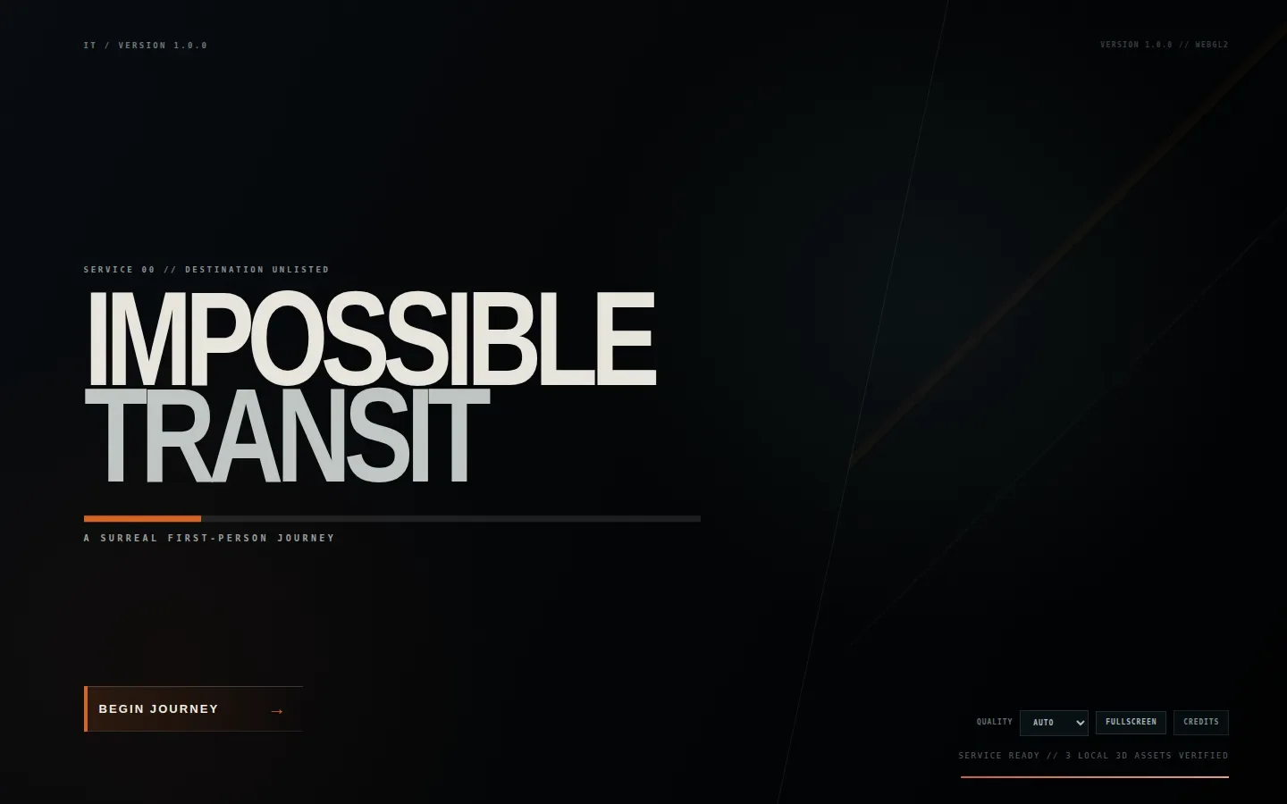 Impossible Transit app interface