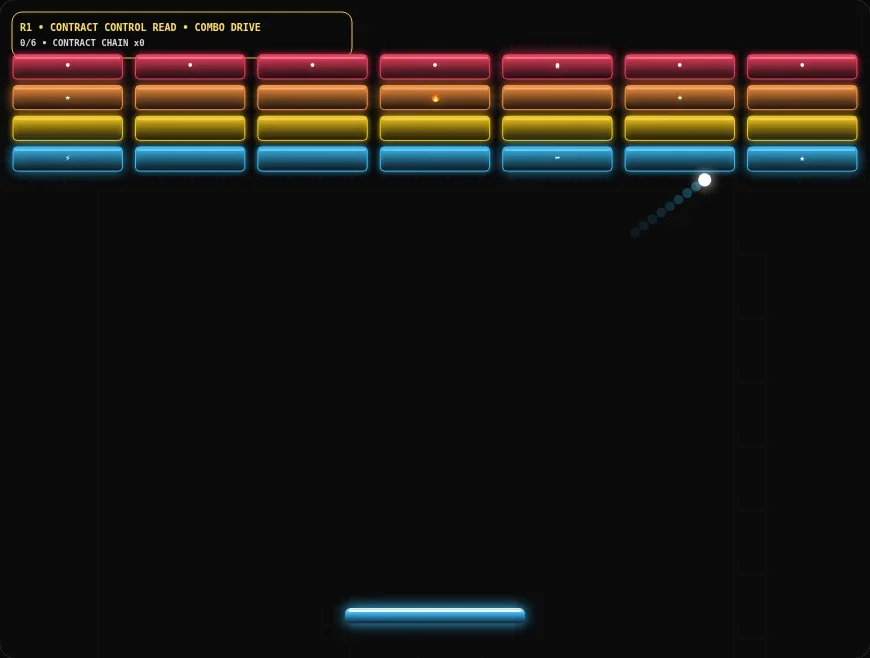 Breakout Mini, captured during a real run in Micro Arcade.