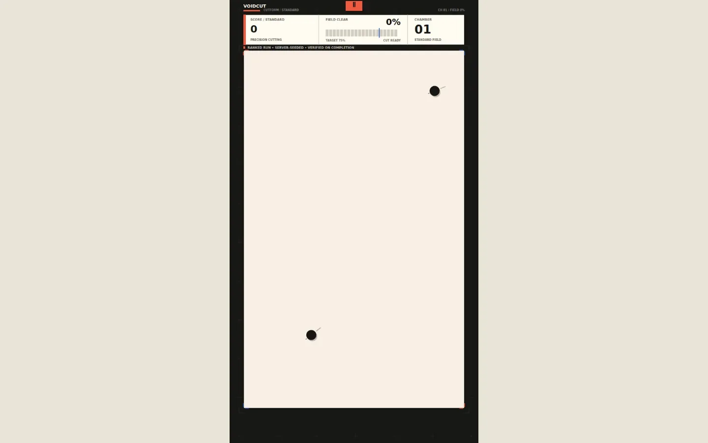 VOIDCUT app interface