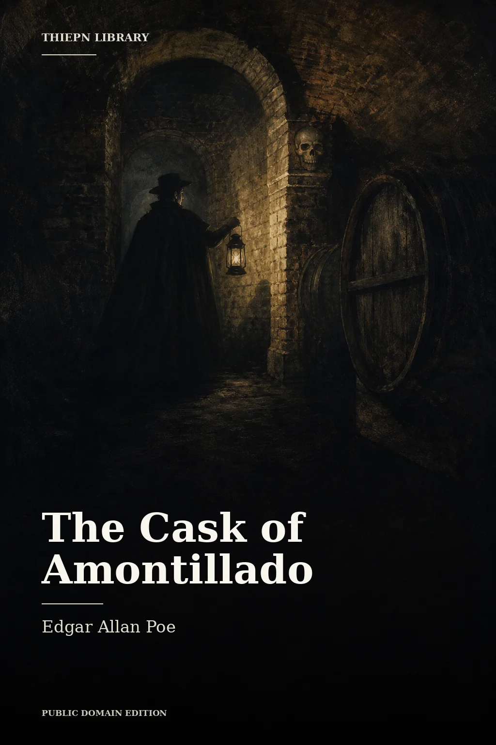 Cover for The Cask of Amontillado by Edgar Allan Poe