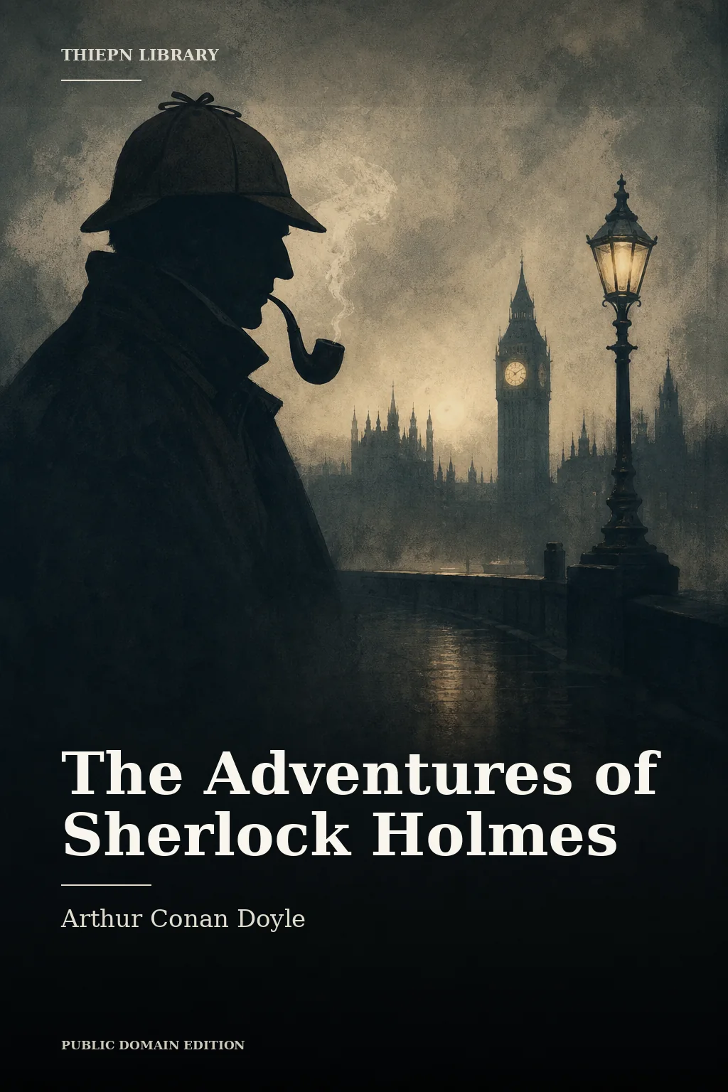 Cover for The Adventures of Sherlock Holmes by Arthur Conan Doyle