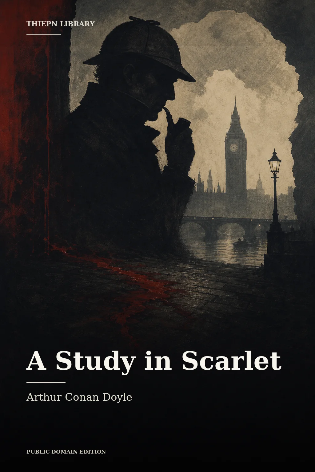 Cover for A Study in Scarlet by Arthur Conan Doyle