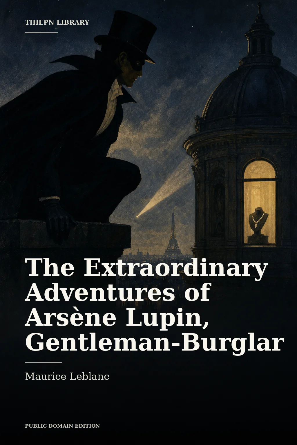Cover for The Extraordinary Adventures of Arsène Lupin, Gentleman-Burglar by Maurice Leblanc