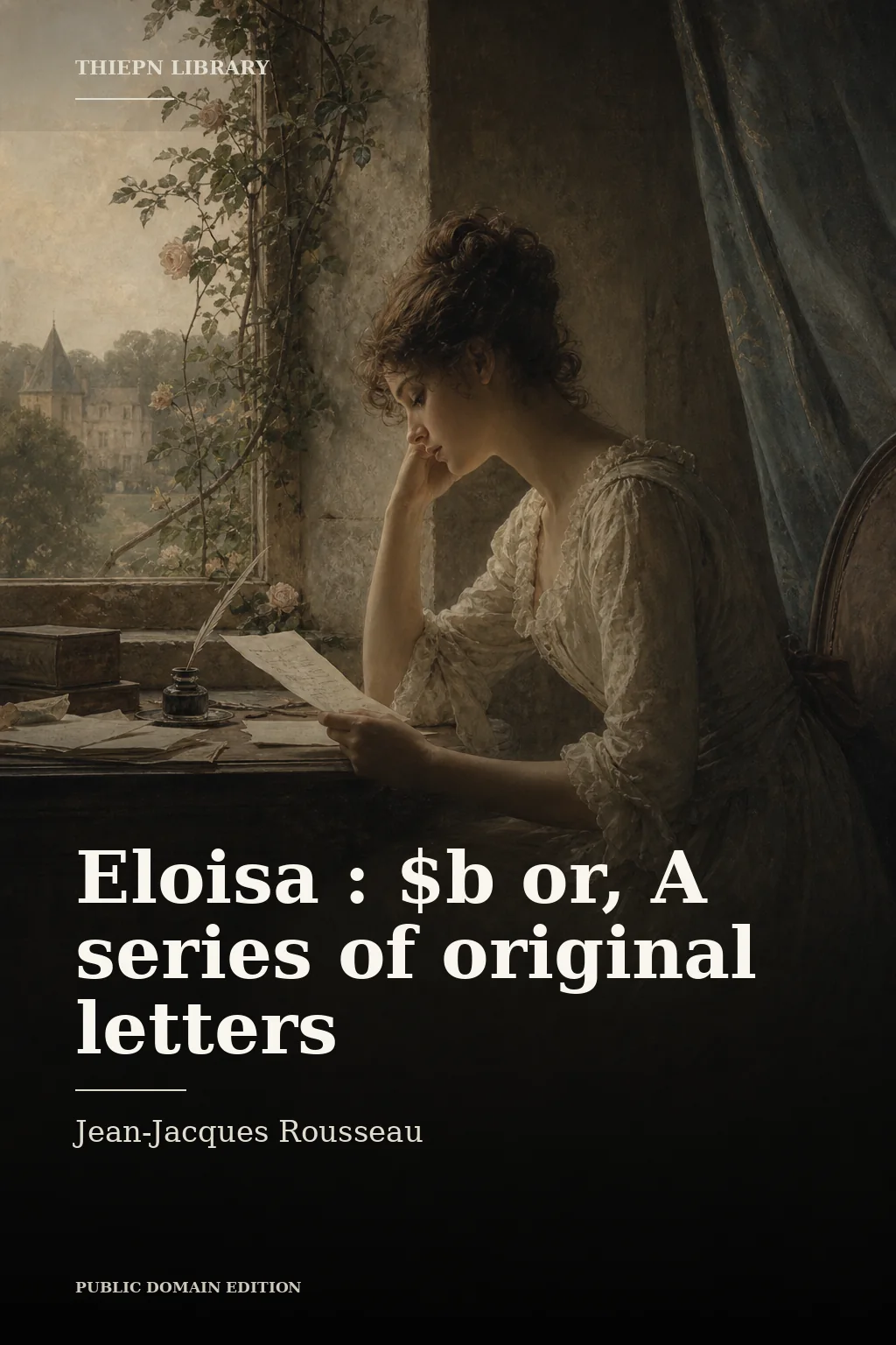 Cover for Eloisa : $b or, A series of original letters by Jean-Jacques Rousseau