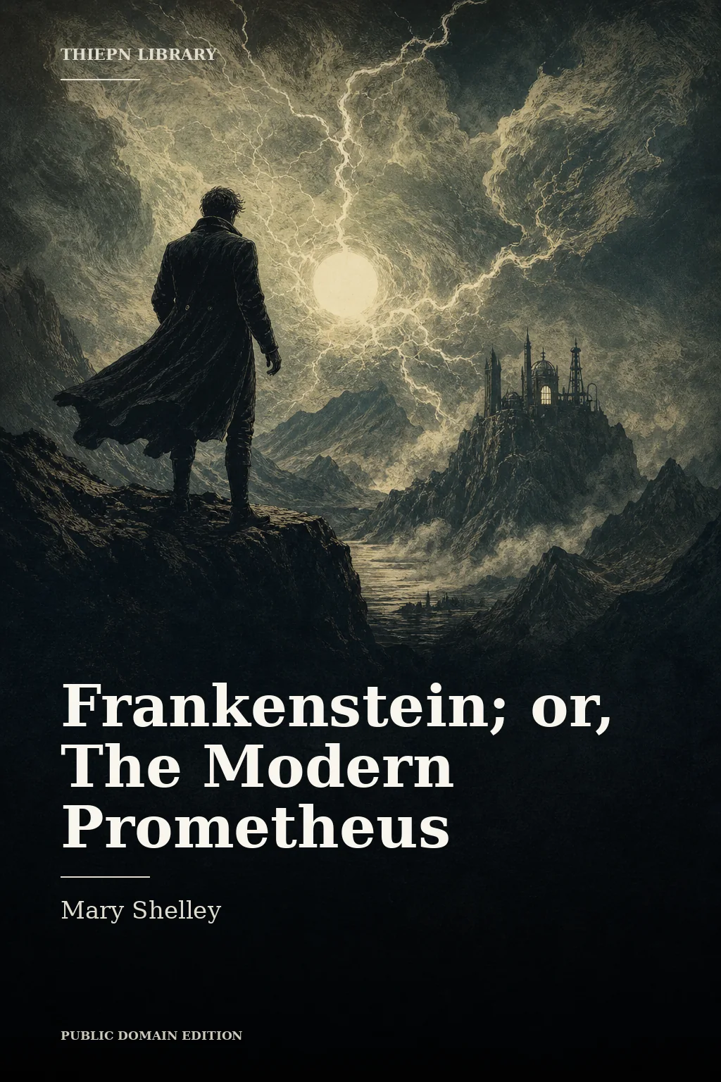 Cover for Frankenstein; or, The Modern Prometheus by Mary Shelley
